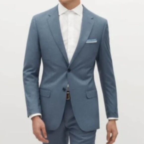 NWT The Groomsman Suit Men's Dress Jacket Steel Blue Slim/Mod Fit Assorted Sizes - Picture 1 of 3